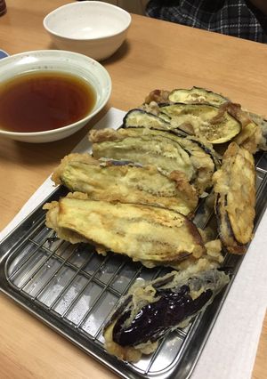 ナスの肉挟み天-レシピのメイン写真