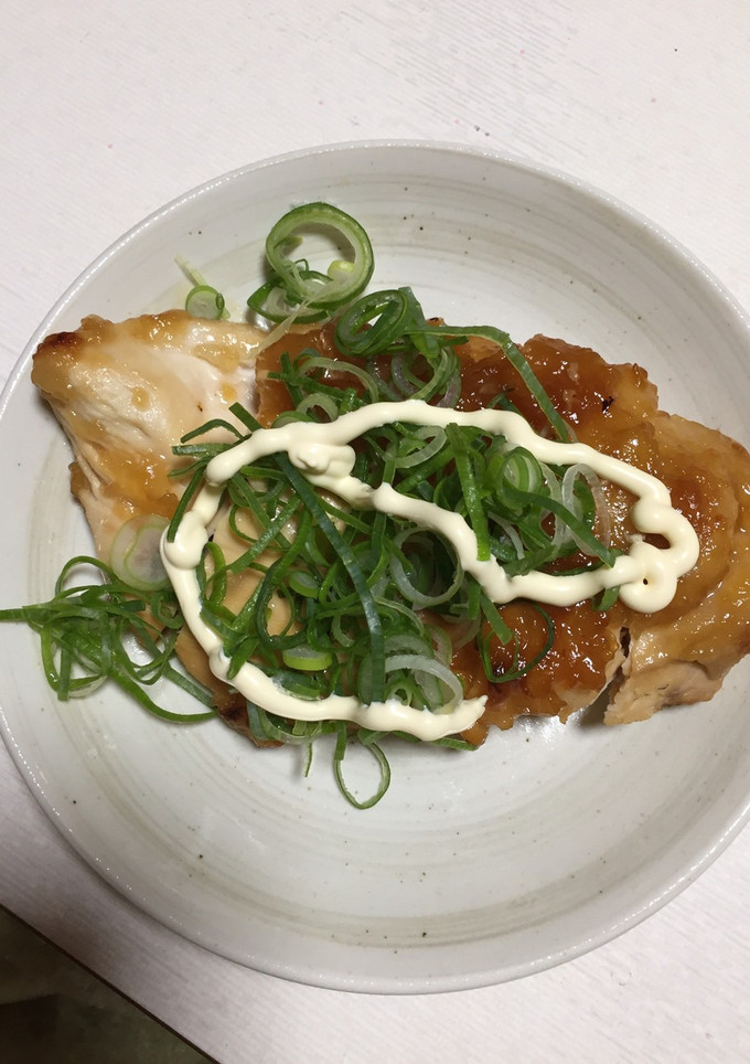 鶏胸のネギマヨ照り焼き　しっとりやわらか-レシピのメイン写真