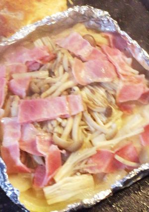 ホットプレートできのこのホイル焼き-レシピのメイン写真