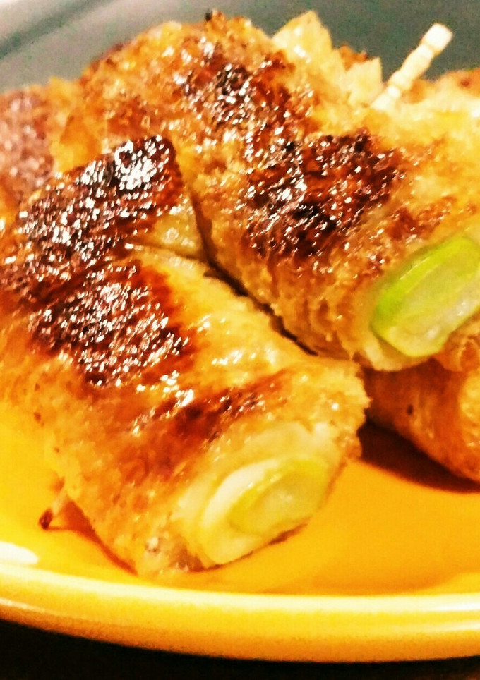 油揚げのねぎ串焼き-レシピのメイン写真