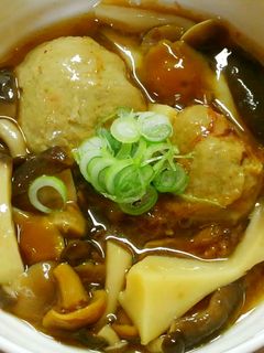 イワシつみれと なめこで♪きのこの和風煮-レシピのメイン写真
