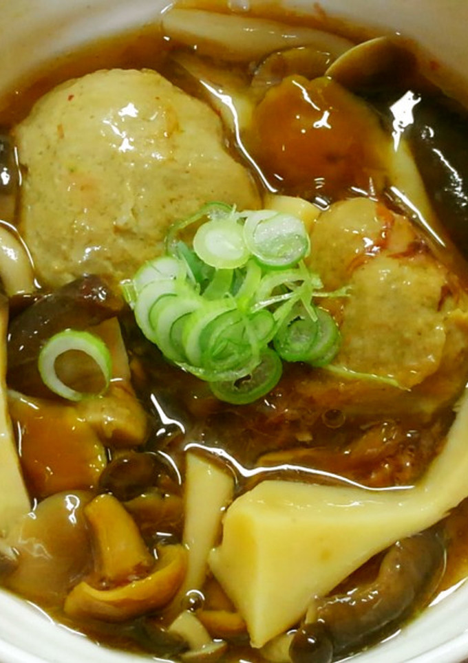 イワシつみれと なめこで♪きのこの和風煮-レシピのメイン写真