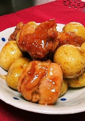 小粒新じゃがと鶏肉の照り煮☆-レシピのメイン写真