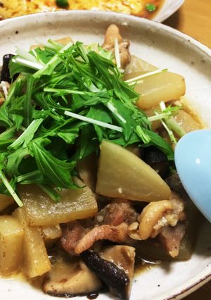 鶏肉と大根のマヨ炒め煮込み-レシピのメイン写真