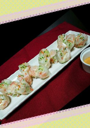 野菜を美味しく☆生春巻のサラダ-レシピのメイン写真