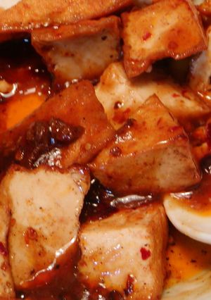 本格中華★厚揚げ豆腐の四川風豆板醤炒め-レシピのメイン写真