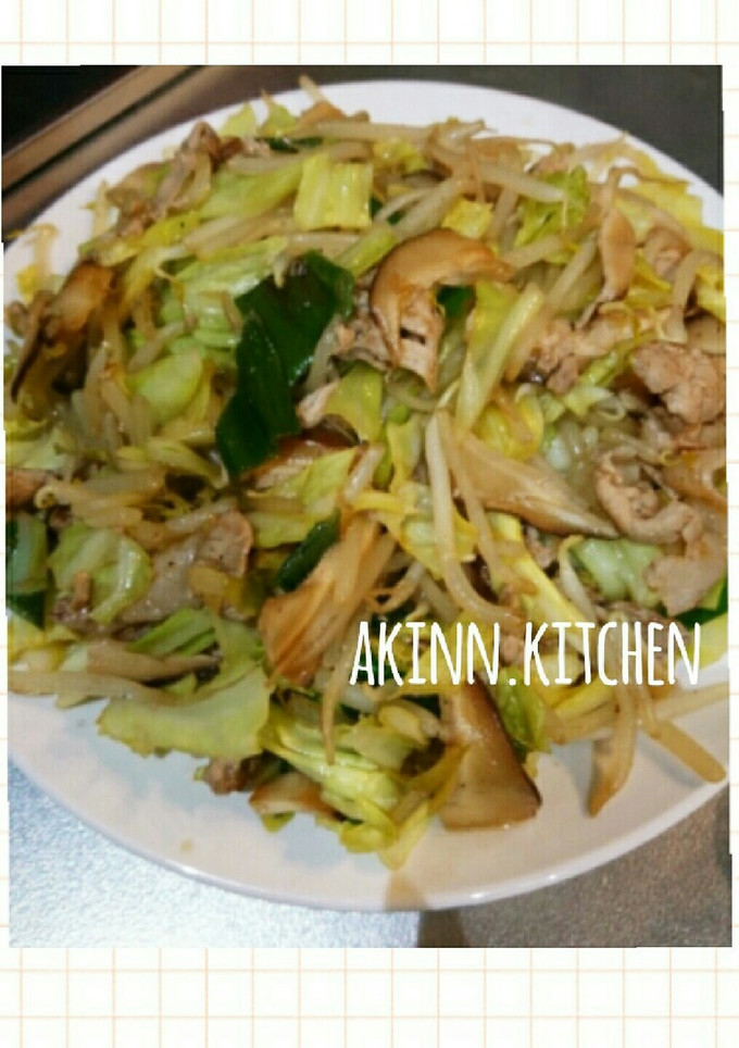 我が家の肉野菜炒め♥-レシピのメイン写真