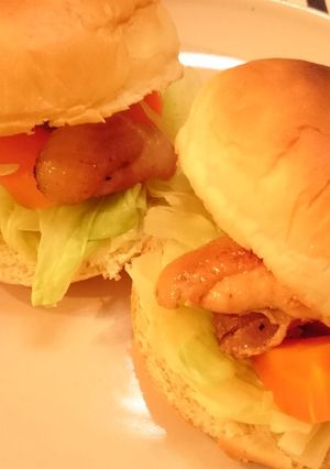 野菜チキンバーガー-レシピのメイン写真