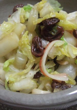 レーズン入り白菜サラダ-レシピのメイン写真