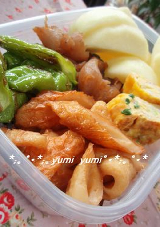 母のお弁当☆ちくわとこんにゃくの甘辛煮-レシピのメイン写真