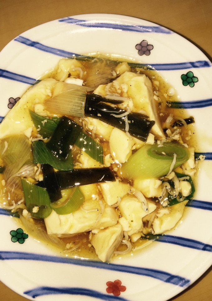 ネギと豆腐の山椒煮込-レシピのメイン写真