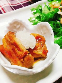 簡単♪鶏の照り焼き~大根おろし乗せ~-レシピのメイン写真