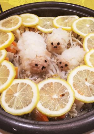 大根おろしアート☆さっぱり☆レモン鍋-レシピのメイン写真