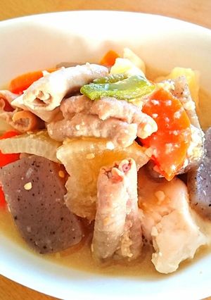 豚モツの味噌煮込み-レシピのメイン写真