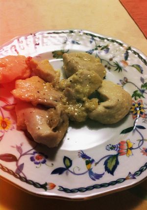 簡単!鶏肉と牛乳の炒め-レシピのメイン写真