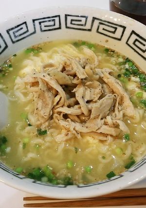レンジで簡単！蒸し鶏☆ラーメンにどうぞ-レシピのメイン写真