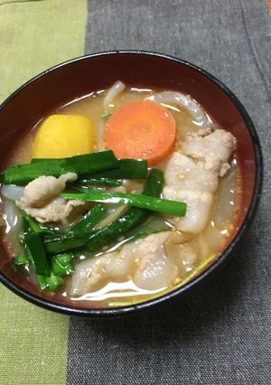 豚汁ごま風味コチュジャン入り-レシピのメイン写真