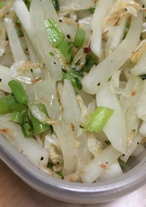 大根と小エビのオリーブオイル炒め-レシピのメイン写真