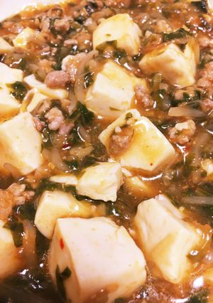 セロリの葉っぱ消費！麻婆豆腐-レシピのメイン写真