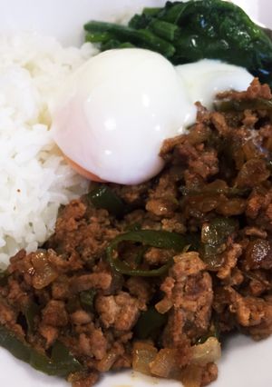 成形が面倒な人向けハンバーグ味のズボラ丼-レシピのメイン写真