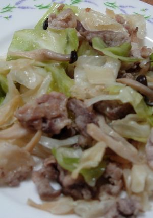 豚肉とキャベツのにんにく炒め-レシピのメイン写真