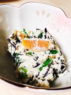 余ったひじきの煮物で!パパッと白和え-レシピのメイン写真