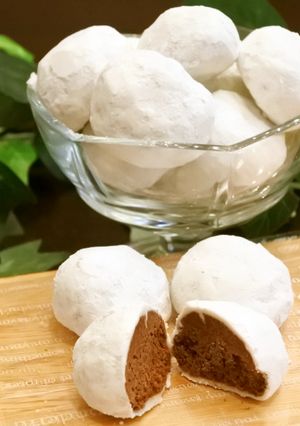 バレンタインに♡子供チョコスノーボール❀-レシピのメイン写真