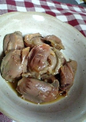 箸が止まらないよ☆砂肝の簡単煮物♪-レシピのメイン写真