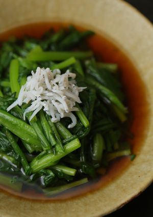 天然だしパックでつくる 春菊のおひたし-レシピのメイン写真