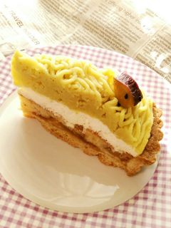 キャラメル林檎のさつまいモンブランタルト-レシピのメイン写真
