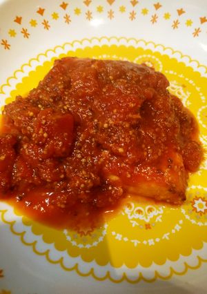 カジキ*ハニーマスタードのトマトソース煮-レシピのメイン写真
