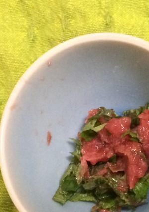 梅しそ お弁当の梅に飽きたら！-レシピのメイン写真