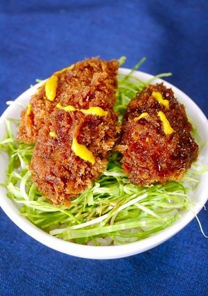 簡単！カキフライ☆ソースかつ丼-レシピのメイン写真