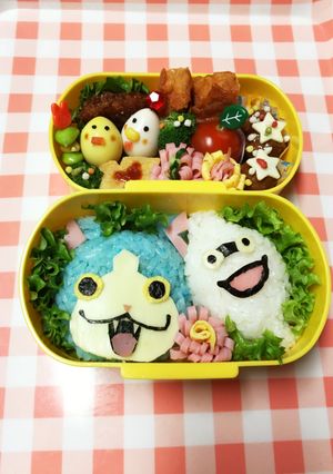 キャラ弁 ガブニャンとウィスパー-レシピのメイン写真