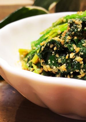 ほうれん草(青菜)のピーナッツ胡麻和え♡-レシピのメイン写真