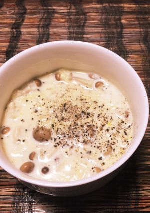玄米豆乳スープご飯♪♪-レシピのメイン写真