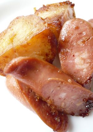 じゃがいもとウインナーのにんにく醤油炒め-レシピのメイン写真