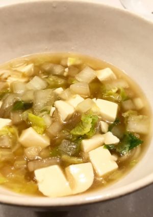 ほっこりと、白菜の餡掛けうどん-レシピのメイン写真