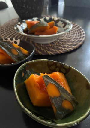 おかんレシピ𓀤𓀣かぼちゃの煮物-レシピのメイン写真