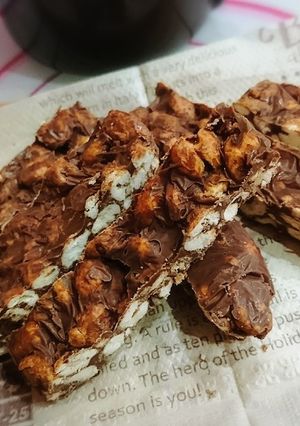 簡単レンジ 材料３つ⭐チョコパフバー-レシピのメイン写真