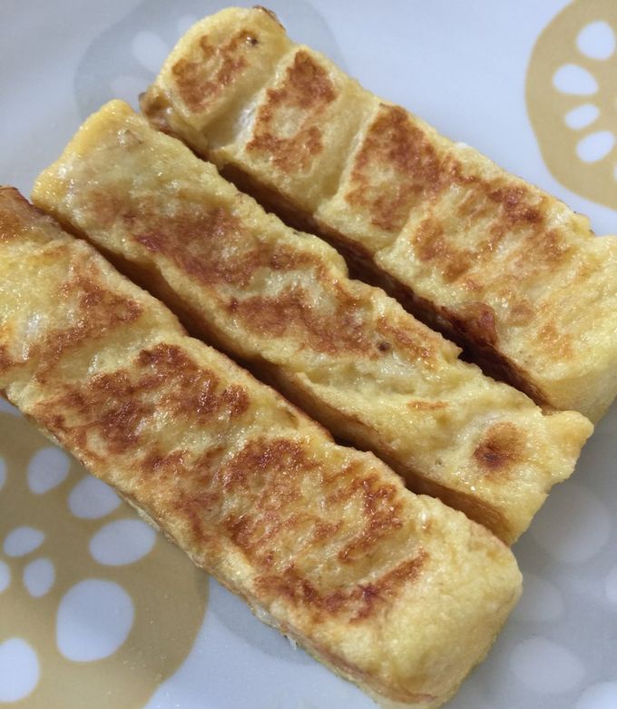 ❤︎離乳食後期❤︎バナナ風味トースト-レシピのメイン写真