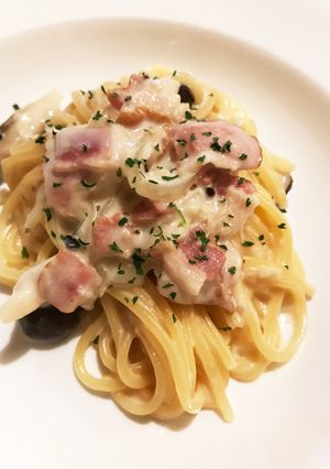 フライパン１つでクリームパスタ-レシピのメイン写真
