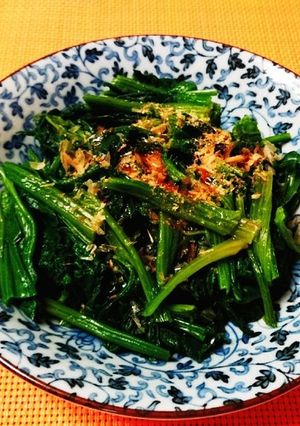 ポン酢風味のほうれん草おひたし-レシピのメイン写真