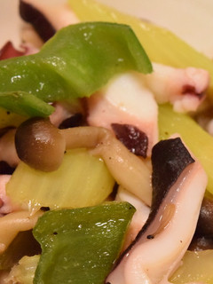 タコと香り野菜のガーリック炒め-レシピのメイン写真