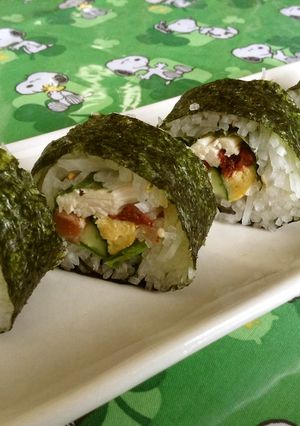 千切りだいこんで恵方巻き風-レシピのメイン写真