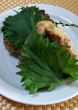 梅おかか焼きお握り-レシピのメイン写真