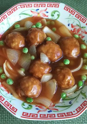 肉団子の酢豚風-レシピのメイン写真