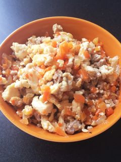 節約&ヘルシー☆豆腐と野菜のそぼろ丼-レシピのメイン写真