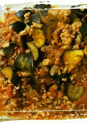 茄子と挽肉のトマト煮-レシピのメイン写真
