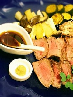 ローストビーフ☆わさびとみょうが添え-レシピのメイン写真
